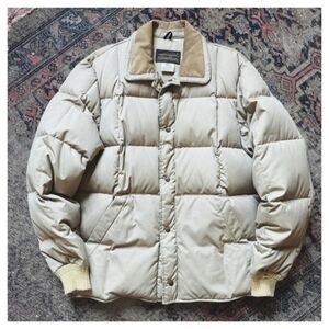 Vintage 80s Eddie Bauer Goose Down Puffer Jacket